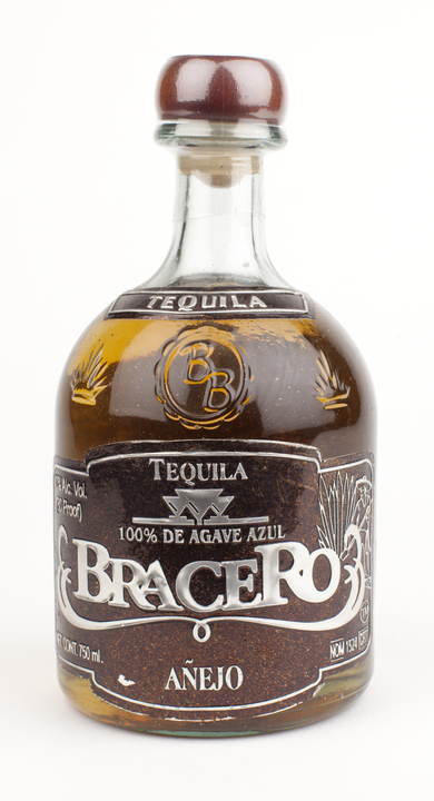 Bottle of Bracero Añejo