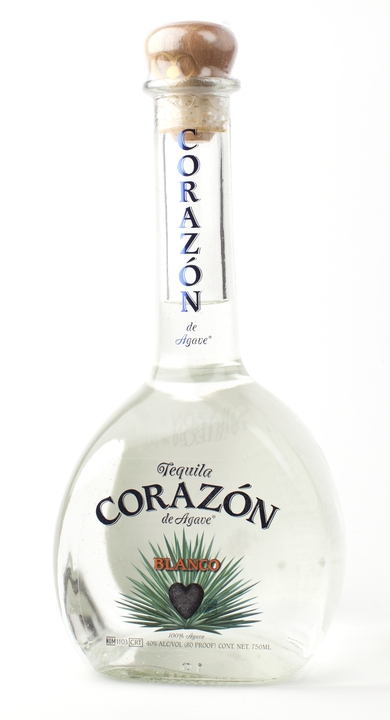 Bottle of Corazon Blanco Tequila