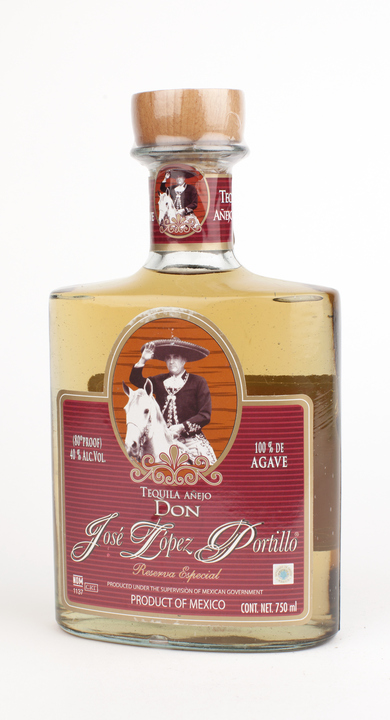 Bottle of Don Jose Lopez Portillo Añejo