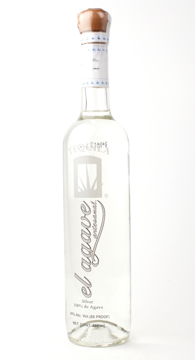 Bottle of El Agave Silver Tequila