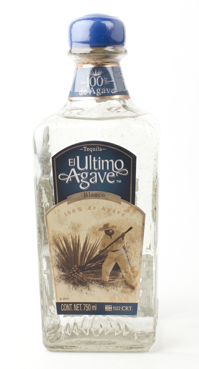 Bottle of El Ultimo Agave Blanco