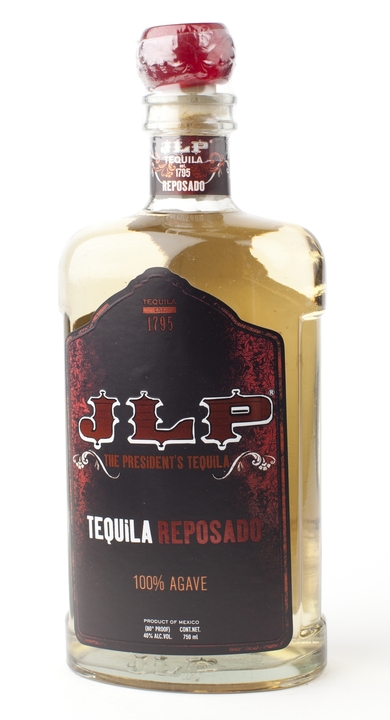 Bottle of JLP Tequila Reposado