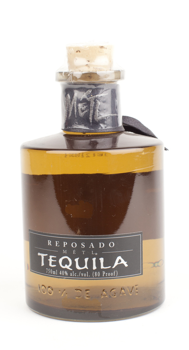 Bottle of Metl Tequila Reposado