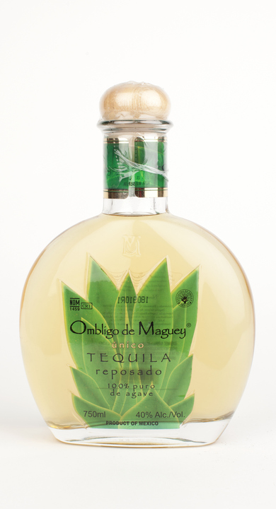 Bottle of Ombligo de Maguey Reposado