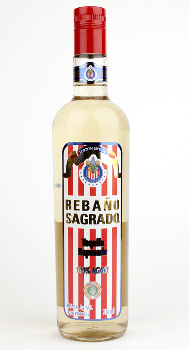 Bottle of Rebaño Sagrado Reposado