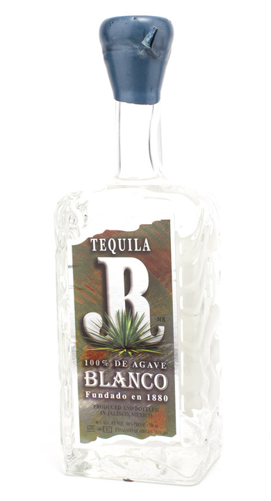 Bottle of JR Tequila Blanco