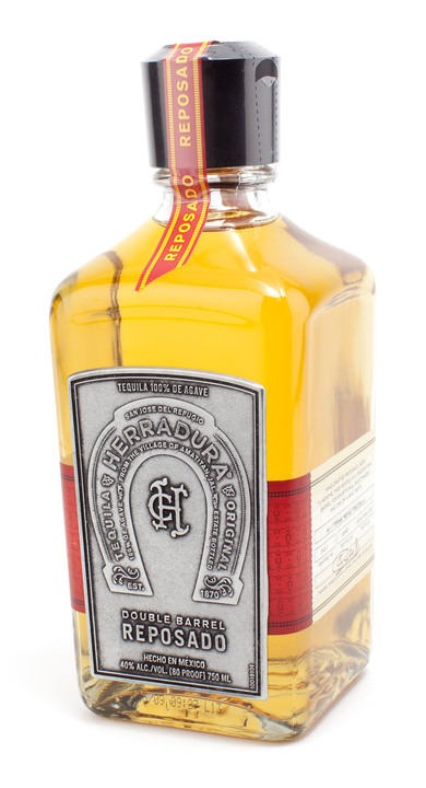 Bottle of Herradura Double Barrel Reposado