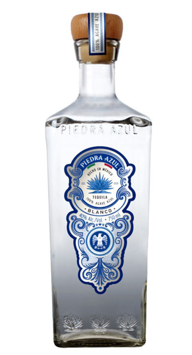 Bottle of Piedra Azul Tequila Blanco