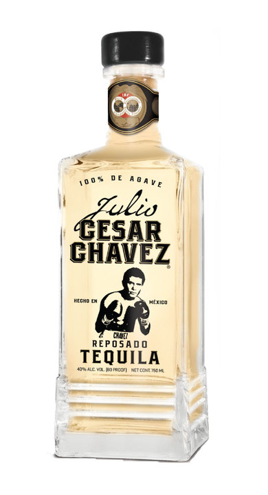 Bottle of Julio Cesar Chavez Reposado