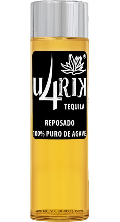 Bottle of U4RIK Tequila Reposado