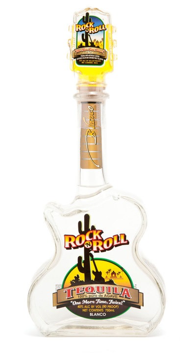 Bottle of Rock 'N Roll Blanco Tequila