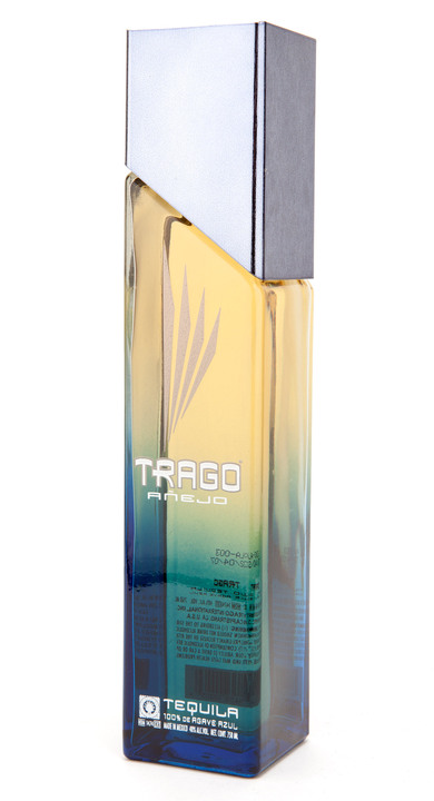 Bottle of Trago Tequila Añejo