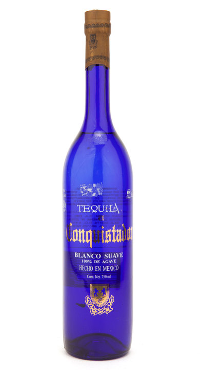 Bottle of El Conquistador  Blanco Tequila