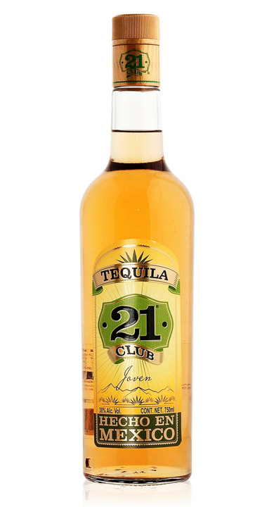 Bottle of Club 21 Tequila Joven