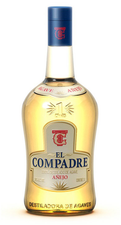 Bottle of El Compadre Añejo