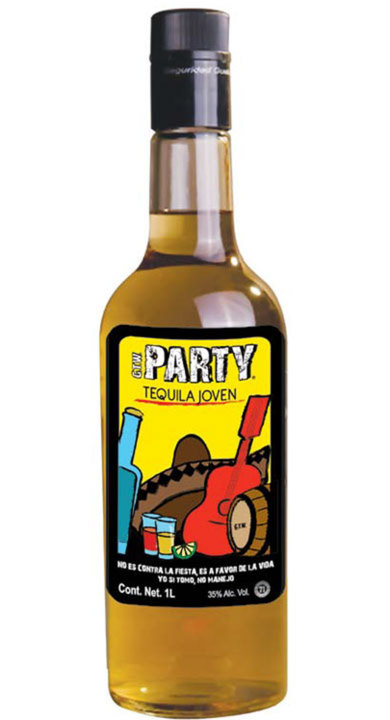 Bottle of G.T.W. Party Tequila Joven