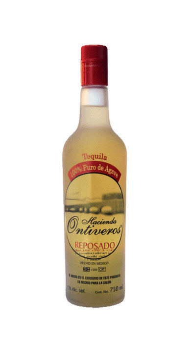 Bottle of Hacienda Ontiveros Reposado
