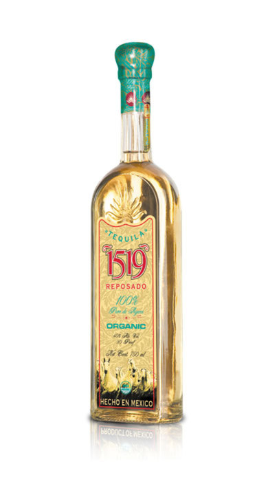 Bottle of 1519 Organic Tequila Reposado
