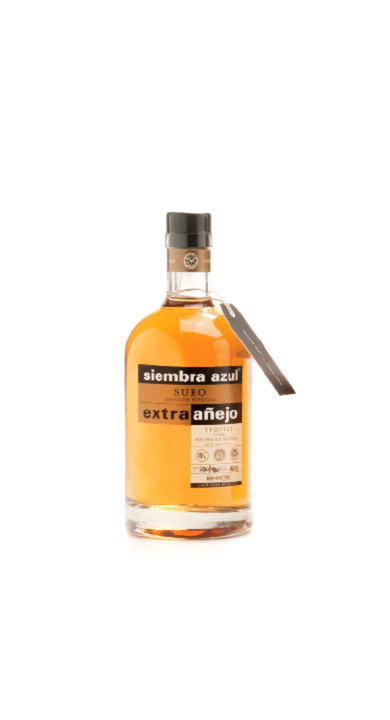 Bottle of Siembra Azul Suro Extra Añejo