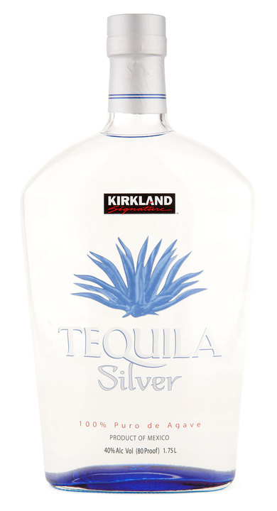 Bottle of Kirkland Signature Silver