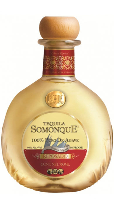Bottle of Somonque Extra Premium Reposado