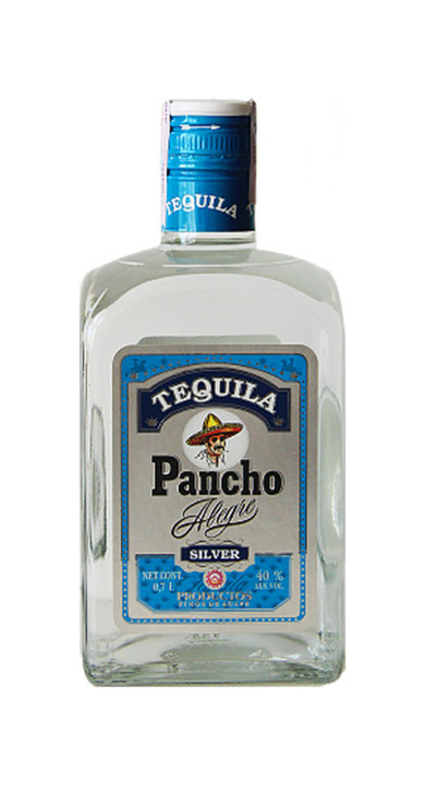 Bottle of Tequila Pancho Alegre Silver