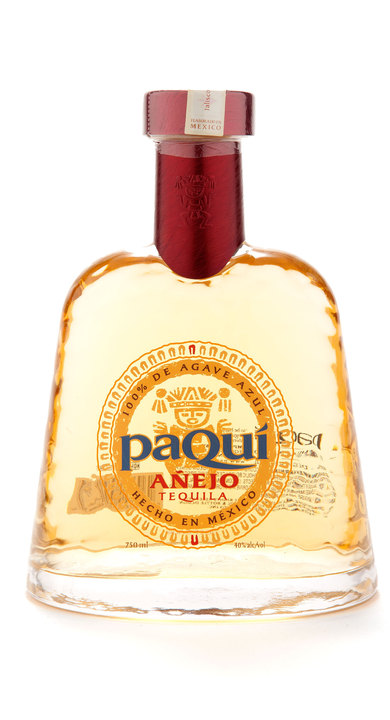 Bottle of Paqui Añejo Tequila