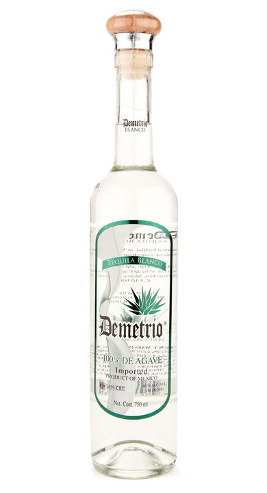 Bottle of Demetrio Tequila Blanco