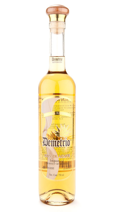 Bottle of Demetrio Tequila Reposado