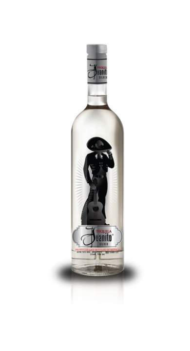 Bottle of Juanito Tequila Silver