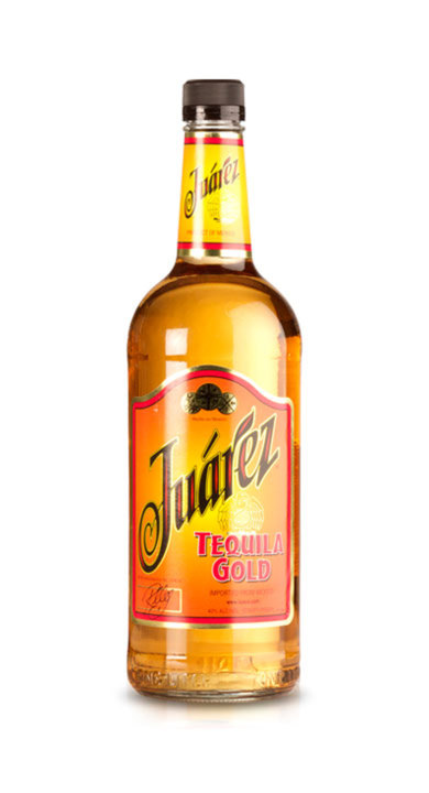 Bottle of Juarez Tequila Gold