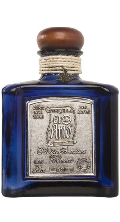 Bottle of El Amo Premium Blanco