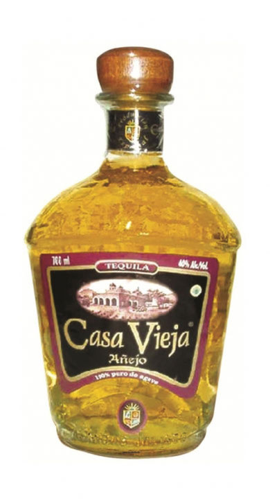 Bottle of Casa Vieja Añejo