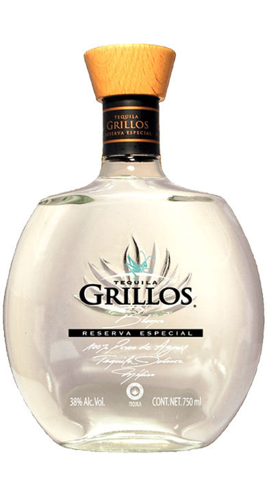 Bottle of Grillos Tequila Blanco