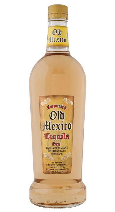 Bottle of Old Mexico Tequila Oro