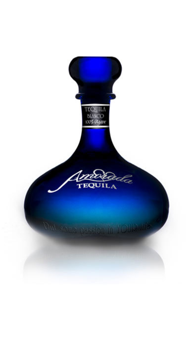 Bottle of Amorada Tequila Blanco