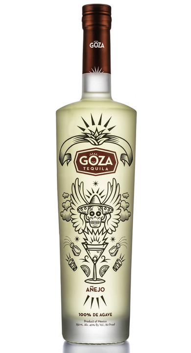 Bottle of Goza Tequila Añejo