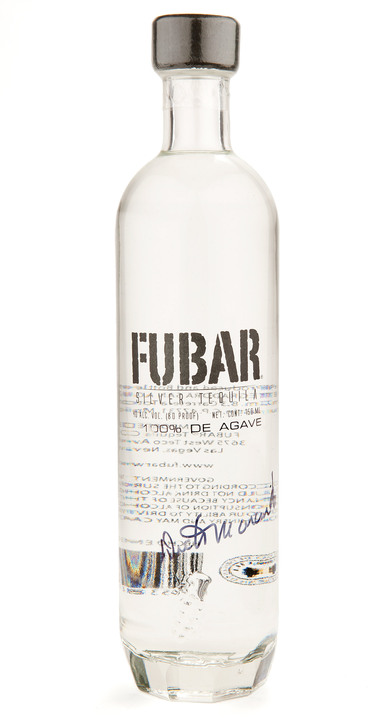 Bottle of FUBAR Silver Tequila