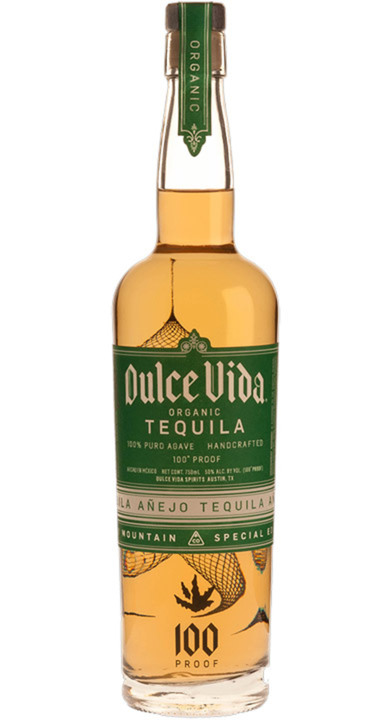 Bottle of Dulce Vida Tequila Añejo - Rocky Mountain Edition 