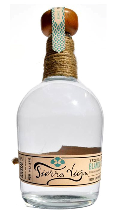 Bottle of Sierra Vieja Tequila Blanco