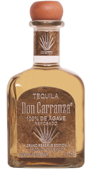 Bottle of Don Carranza Tequila Reposado