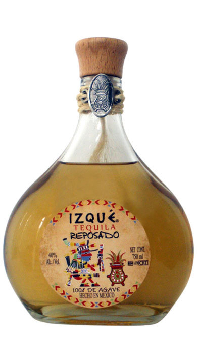 Bottle of Tequila Izqué Reposado