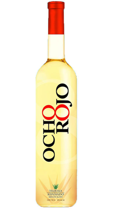 Bottle of Ocho Rojo Reposado