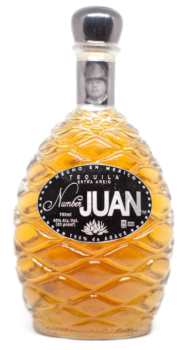 Bottle of Number Juan Extra Añejo
