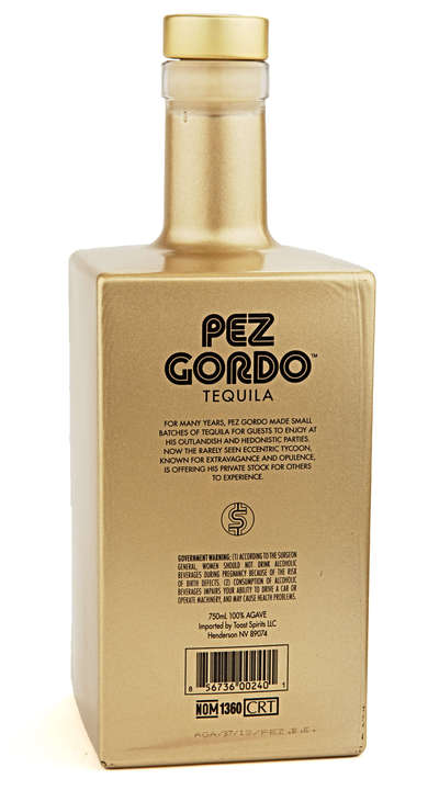 Bottle of Pez Gordo Tequila Blanco