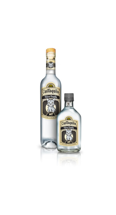 Bottle of Cat Tequila Silver