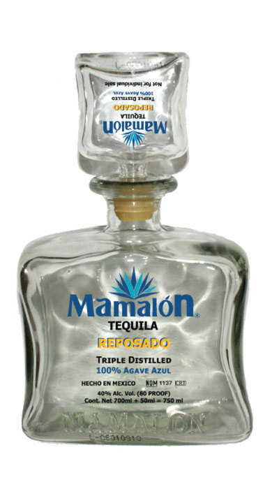 Bottle of Mamalón Reposado