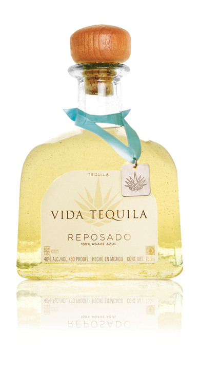 Bottle of Vida Tequila Reposado