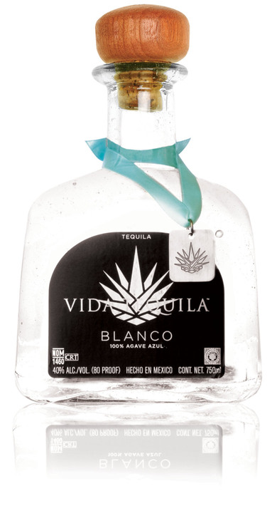 Bottle of Vida Tequila Blanco