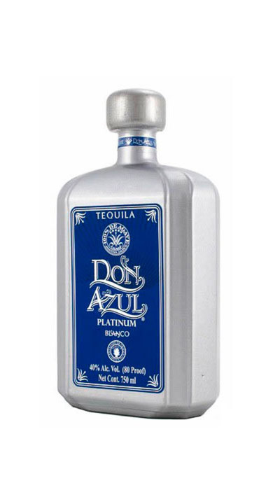 Bottle of Don Azul Platinum Blanco